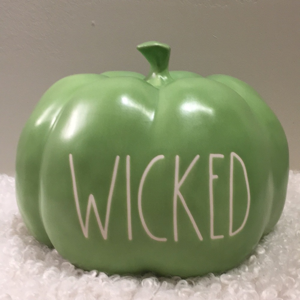 Rae dunn Green Matte Wicked Pumpkin